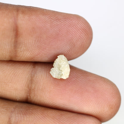 1.38 CT Rough Grey Raw Uncut Irregular Shape Diamond For Engagement Ring - JayKrishna Diamond