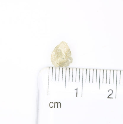 1.38 CT Rough Grey Raw Uncut Irregular Shape Diamond For Engagement Ring - JayKrishna Diamond