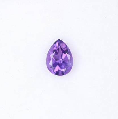 1.17 CT Amethyst Gemstone Pear Shape Purple Gemstone For Engagement Ring - JayKrishna Diamond