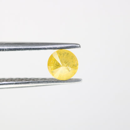 0.47 CT Round Brilliant Cut Natural Yellow Loose Diamond For Engagement Ring - JayKrishna Diamond