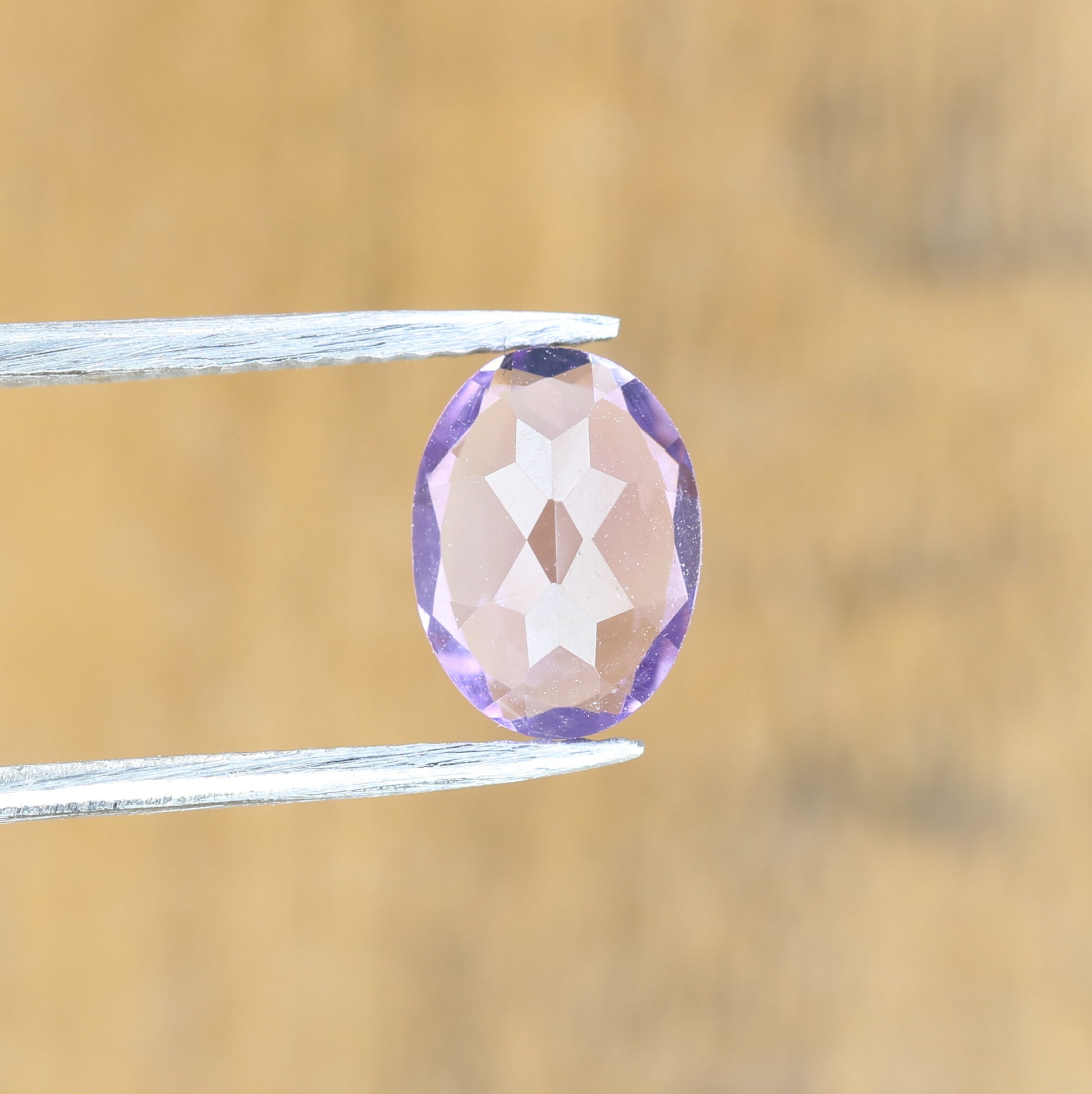 0.95 CT Purple Amethyst Loose Oval Cut Gemstone For Proposal Ring - JayKrishna Diamond