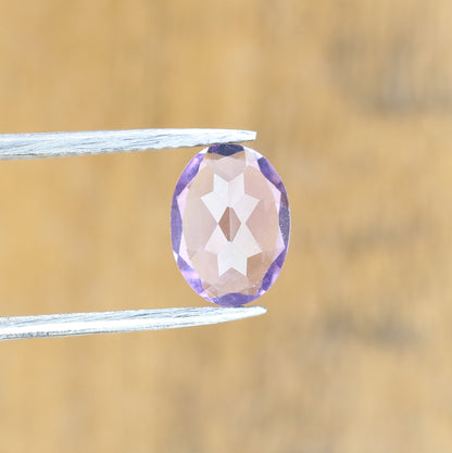 0.95 CT Purple Amethyst Loose Oval Cut Gemstone For Proposal Ring - JayKrishna Diamond