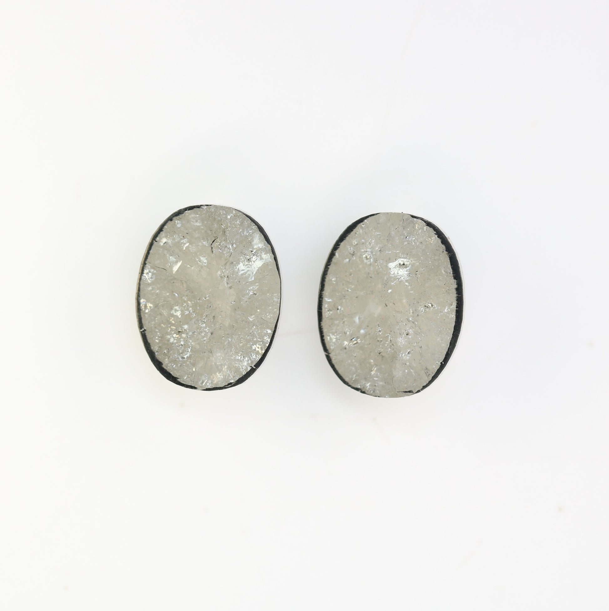 3.06 CT Oval Shape Grey Natural Loose Pair Diamond For Engagement Ring - JayKrishna Diamond