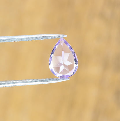 0.98 CT Natural Purple Amethyst Pear Shape Gemstone For Wedding Ring - JayKrishna Diamond
