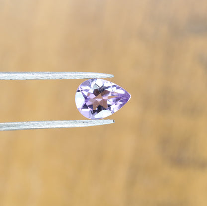 0.98 CT Natural Purple Amethyst Pear Shape Gemstone For Wedding Ring - JayKrishna Diamond