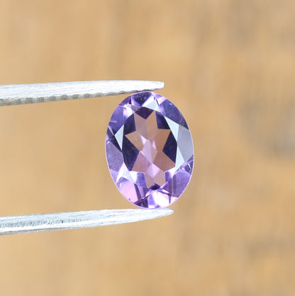 1.01 CT 8.40 MM Purple Amethyst Oval Cut Loose Gemstone For Engagement Ring - JayKrishna Diamond