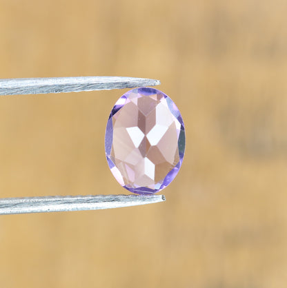 1.01 CT 8.40 MM Purple Amethyst Oval Cut Loose Gemstone For Engagement Ring - JayKrishna Diamond
