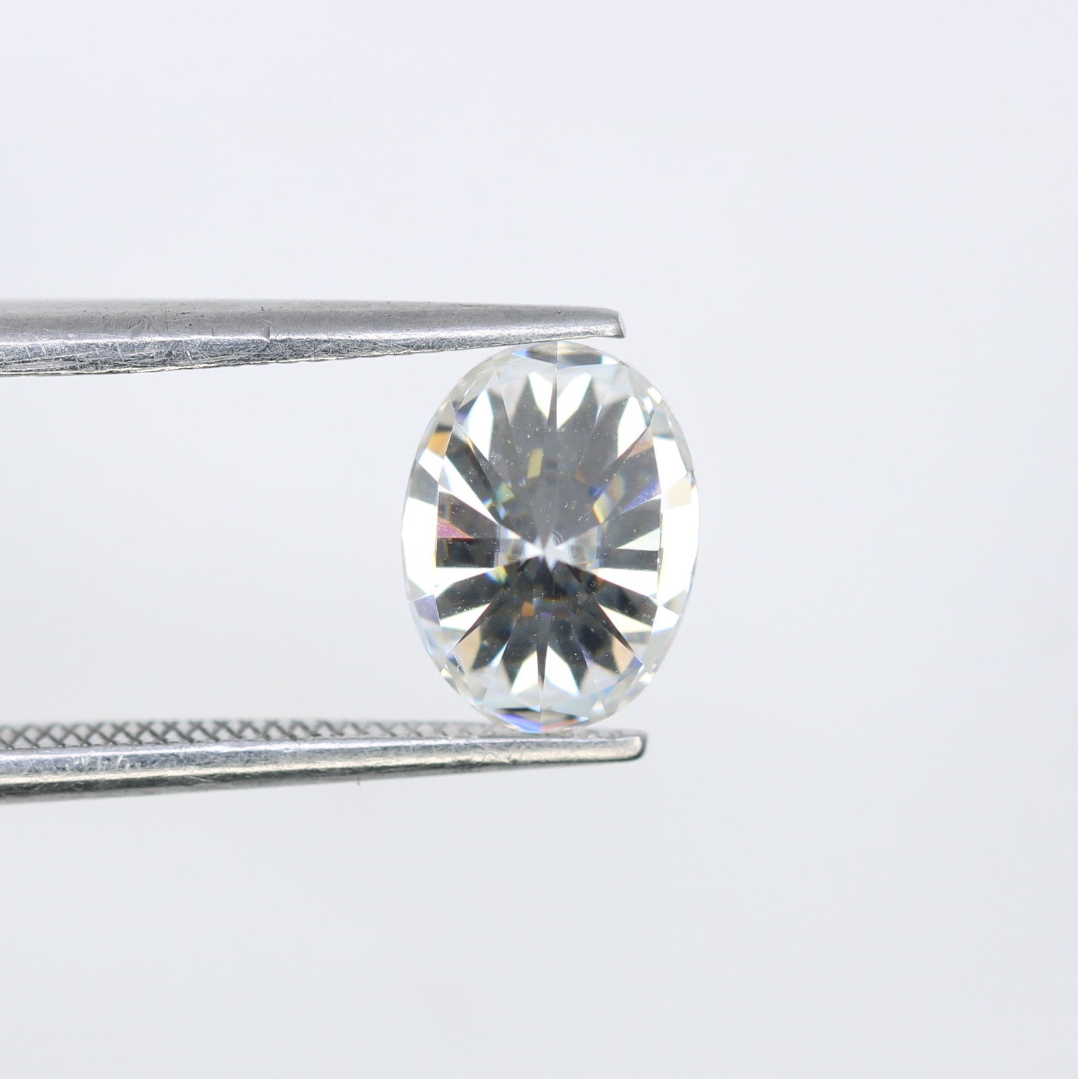 1.44 CT Moissanite Gemstone Oval Cut White Gemstone For Engagement Ring - JayKrishna Diamond