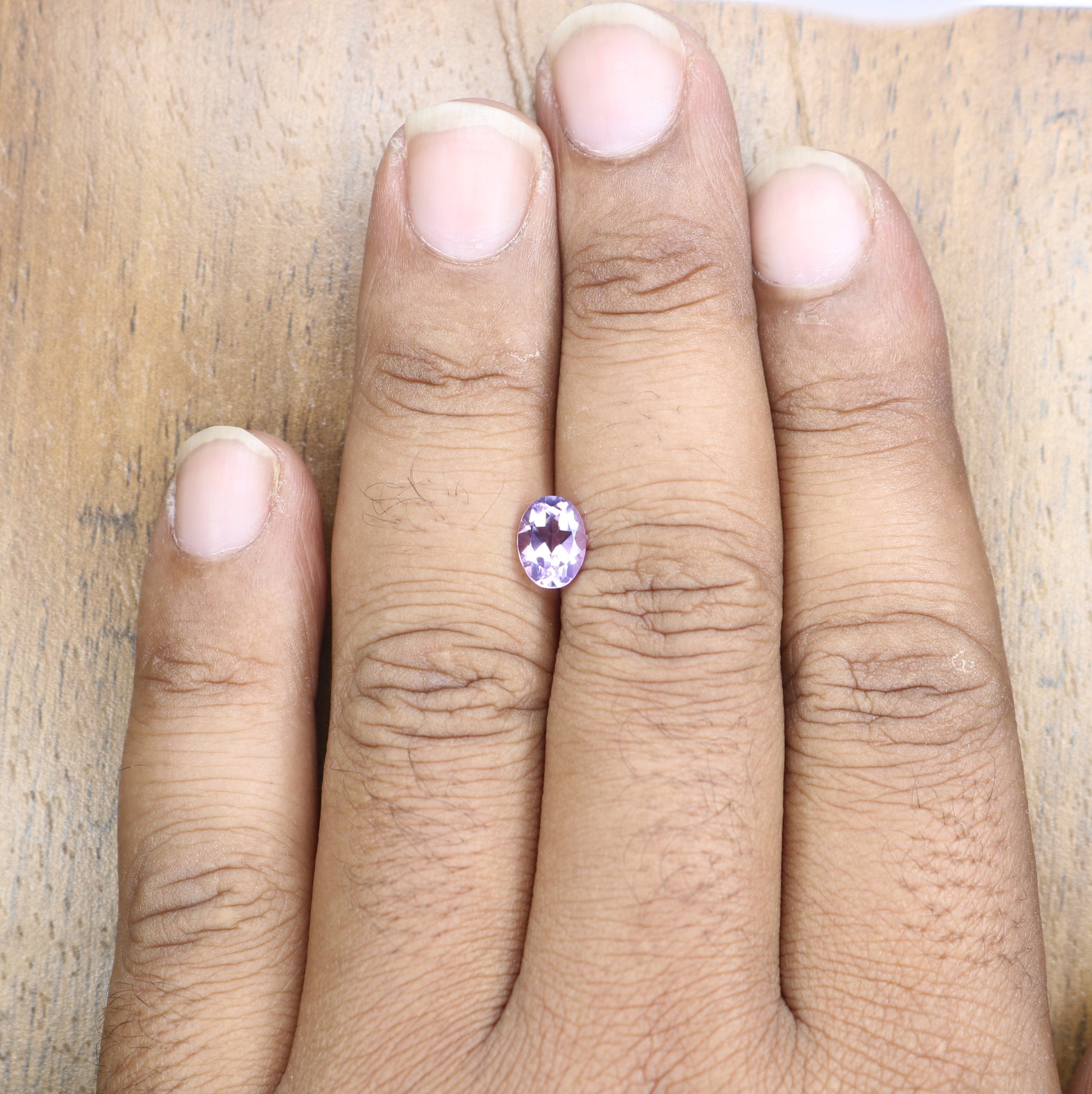 1.11 CT Purple Amethyst Loose Oval Shape Galaxy Natural Gemstone For Engagement Ring - JayKrishna Diamond
