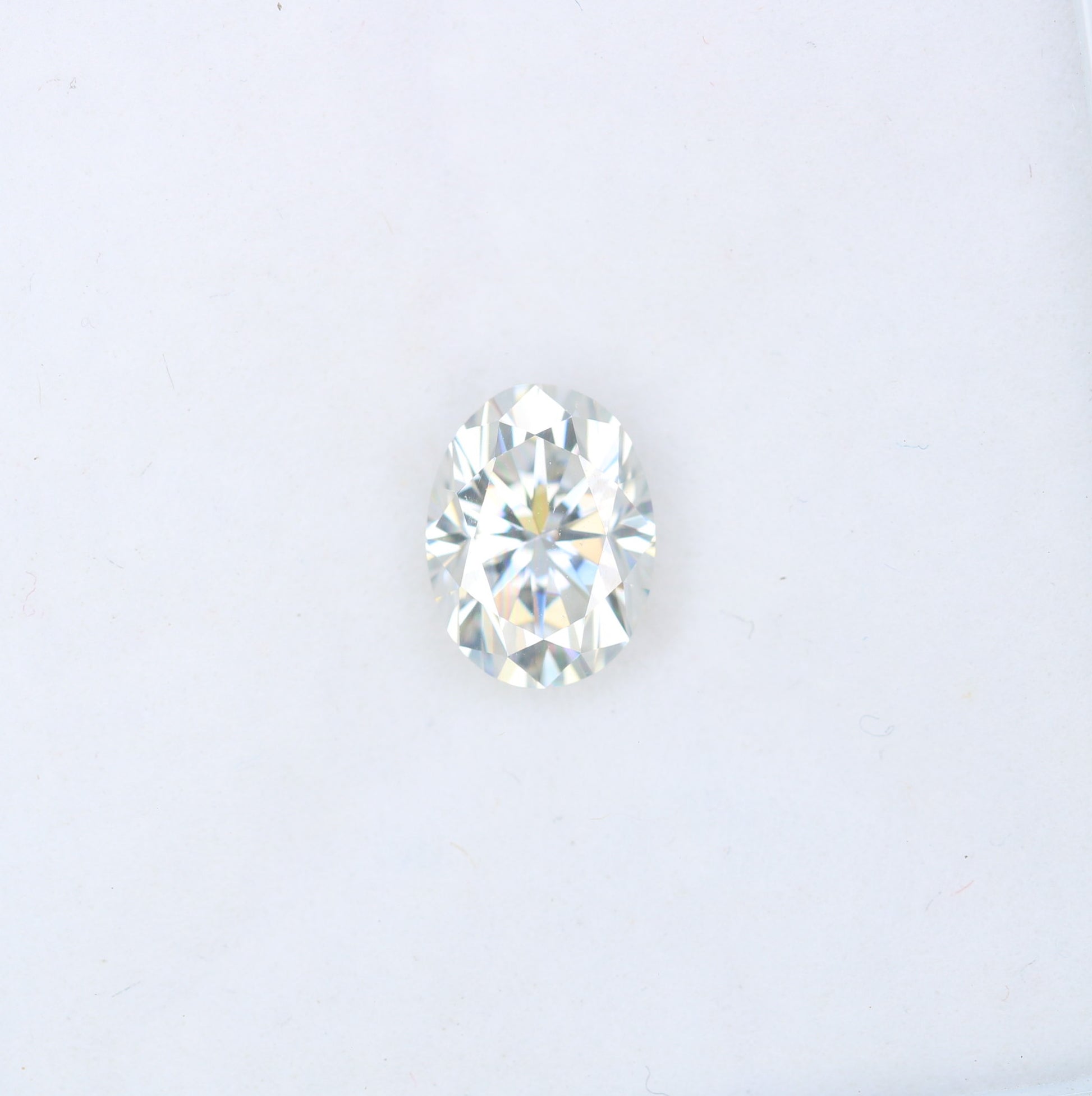 1.44 CT Moissanite Gemstone Oval Cut White Gemstone For Engagement Ring - JayKrishna Diamond