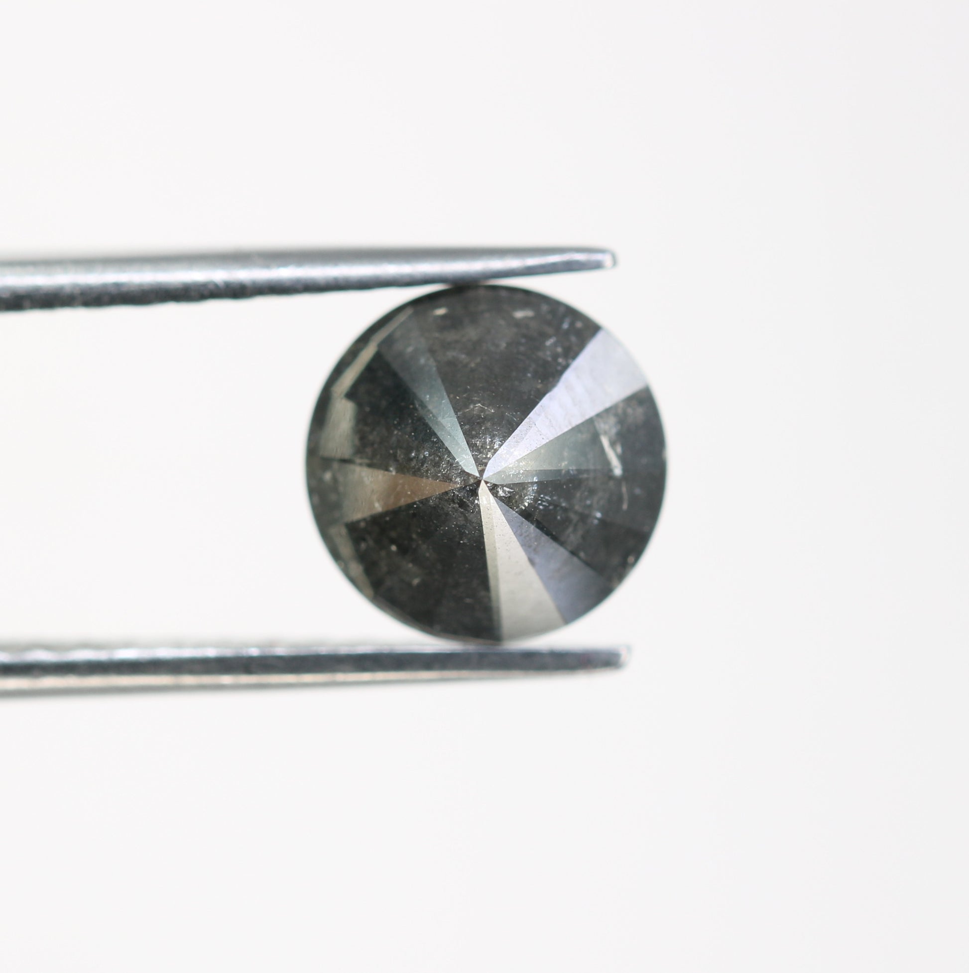 2.30 Carat Salt And Pepper Loose Round Brilliant Cut Diamond For Galaxy Ring - JayKrishna Diamond