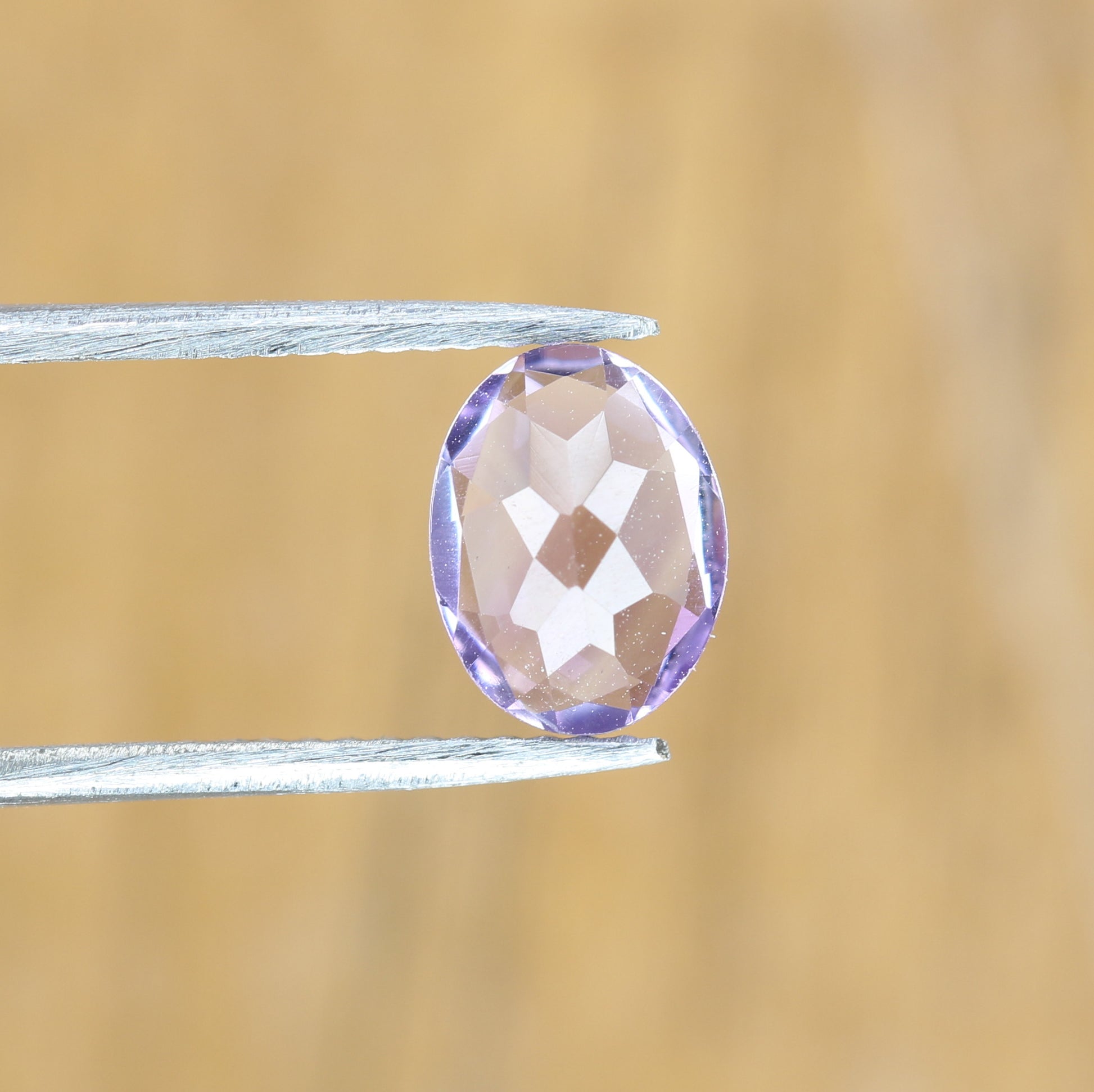 0.94 CT Oval Shape Galaxy Purple Amethyst Natural Gemstone For Designer Jewelry - JayKrishna Diamond