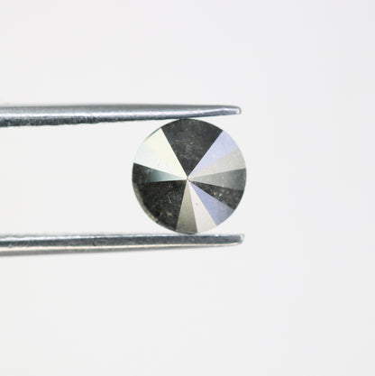 1.14 Carat Black Round Brilliant Cut Salt And Pepper Diamond Ring - JayKrishna Diamond