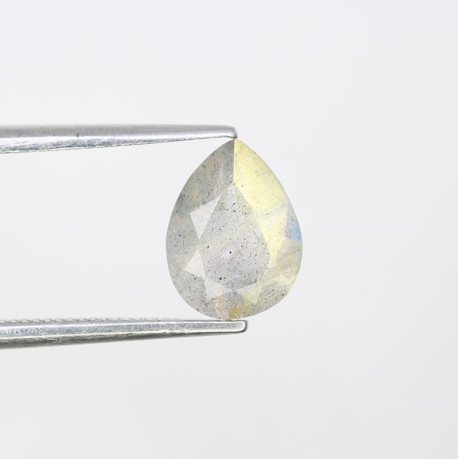 Enchanting Elegance: Unveil Romance with our 1.14 CT Pear-Shaped Labradorite Gemstone, Perfect for Your Dream Engagement Ring! - JayKrishna Diamond
