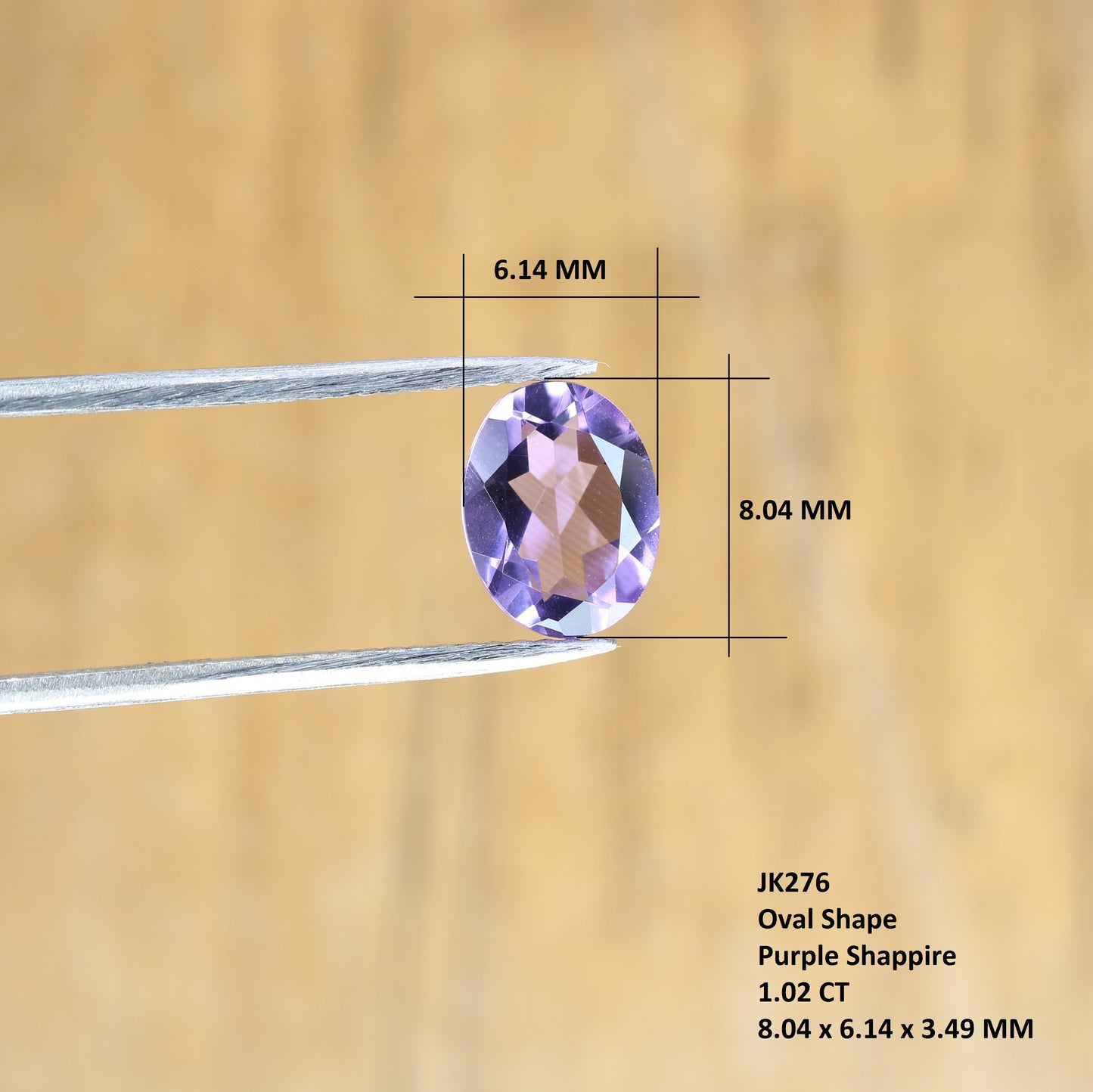Purple Passion: 8.04 MM Oval Amethyst for Unique Engagement Rings - JayKrishna Diamond