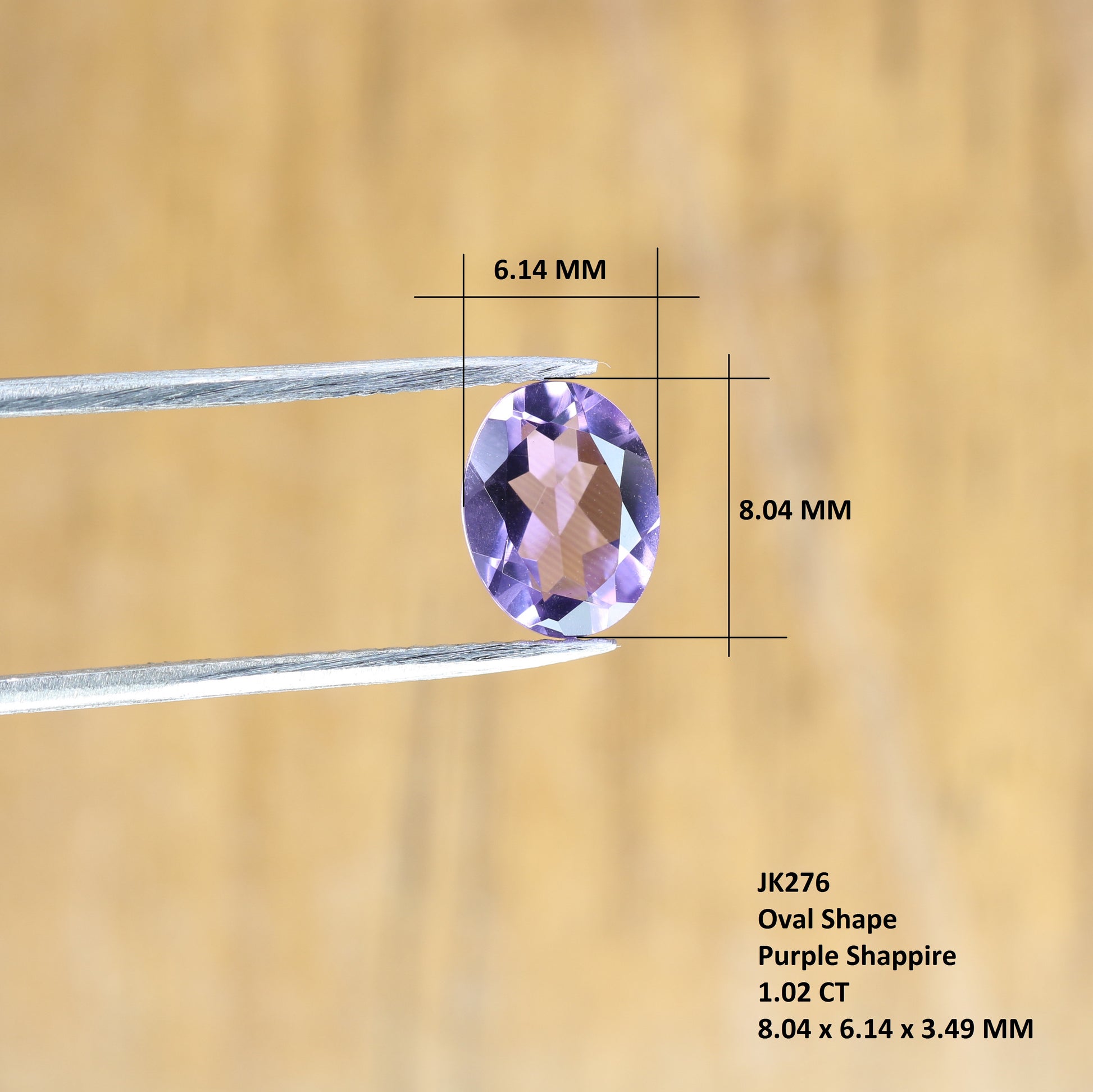 Purple Passion: 8.04 MM Oval Amethyst for Unique Engagement Rings - JayKrishna Diamond