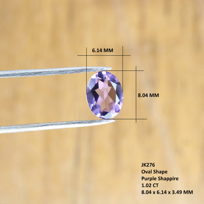 Purple Passion: 8.04 MM Oval Amethyst for Unique Engagement Rings - JayKrishna Diamond