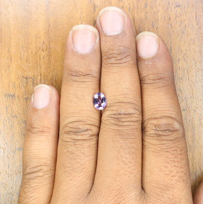 Purple Passion: 8.04 MM Oval Amethyst for Unique Engagement Rings - JayKrishna Diamond