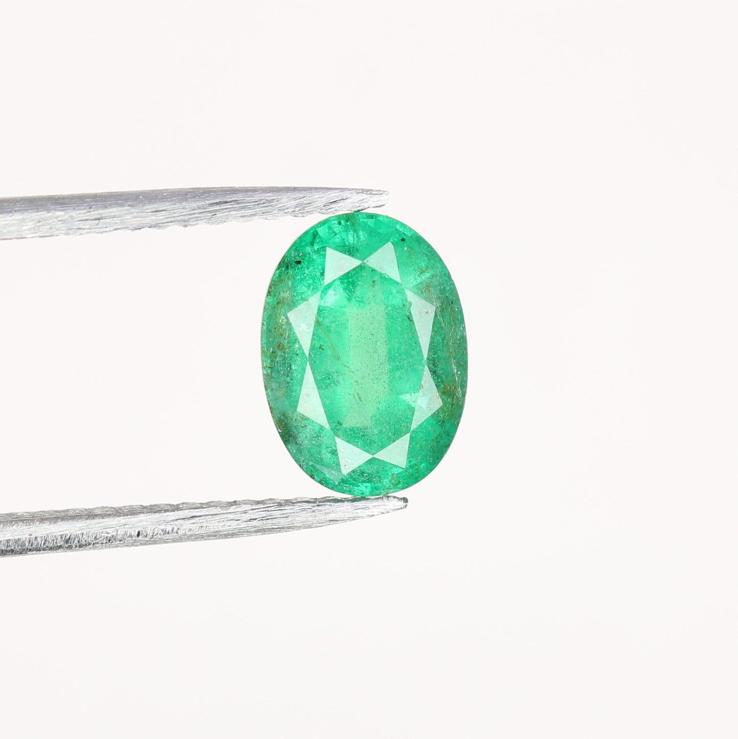 1.25 CT 8.01 MM Fancy Oval Shape Natural Green Emerald Gemstone For Anniversary Gift - JayKrishna Diamond