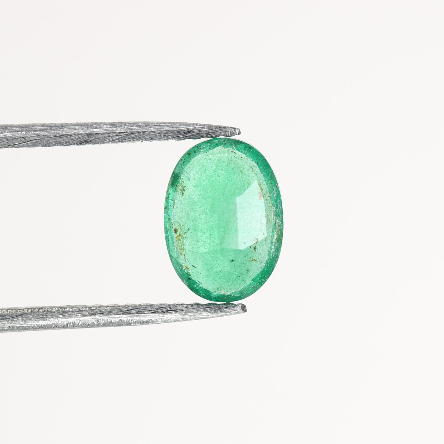 1.25 CT 8.01 MM Fancy Oval Shape Natural Green Emerald Gemstone For Anniversary Gift - JayKrishna Diamond