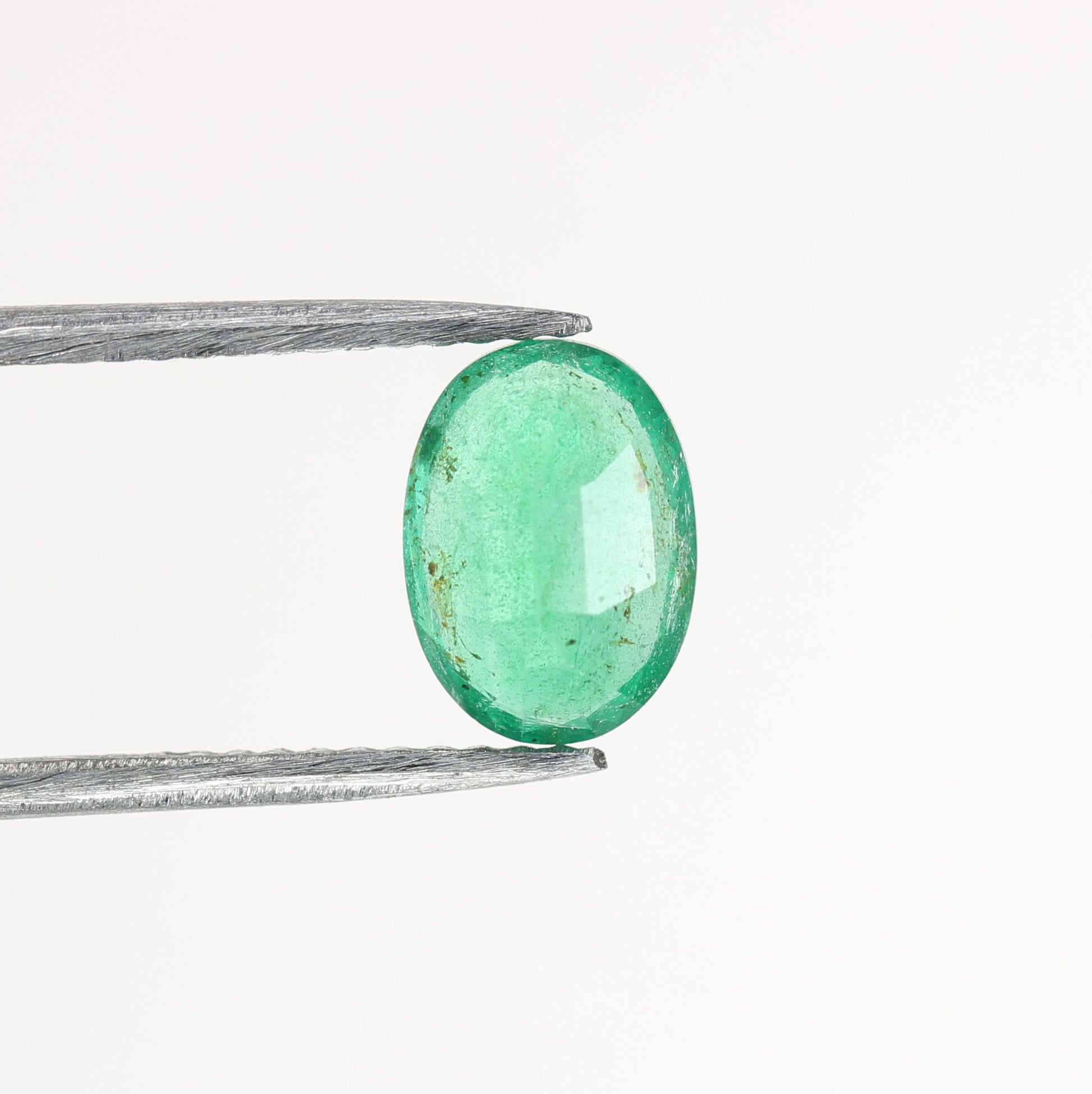 1.25 CT 8.01 MM Fancy Oval Shape Natural Green Emerald Gemstone For Anniversary Gift - JayKrishna Diamond