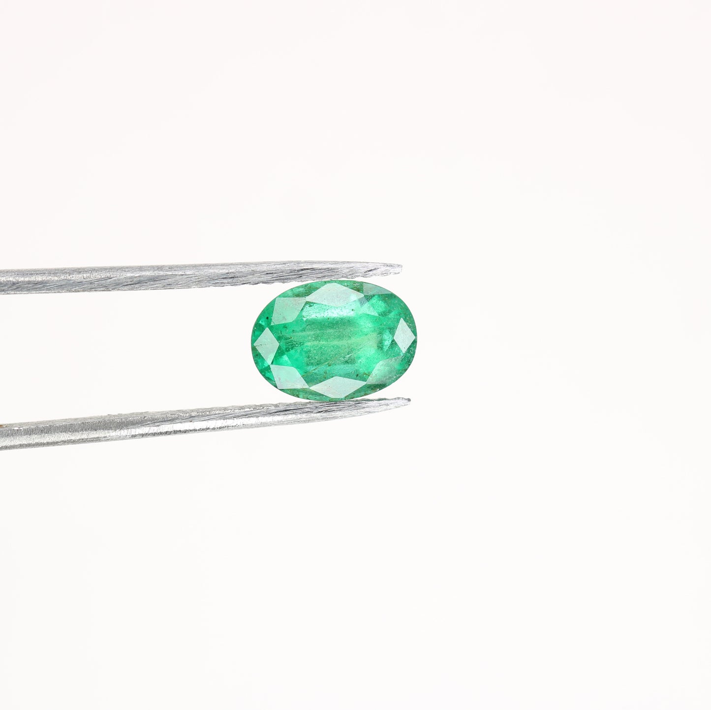 1.25 CT 8.01 MM Fancy Oval Shape Natural Green Emerald Gemstone For Anniversary Gift - JayKrishna Diamond