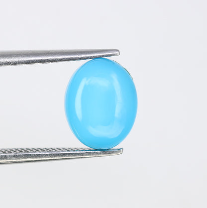 1.71 CT Natural Blue Oval Cut Turquoise Gemstone For Jewellry - JayKrishna Diamond