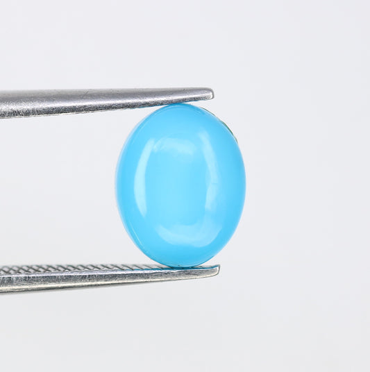 1.71 CT Natural Blue Oval Cut Turquoise Gemstone For Jewellry - JayKrishna Diamond