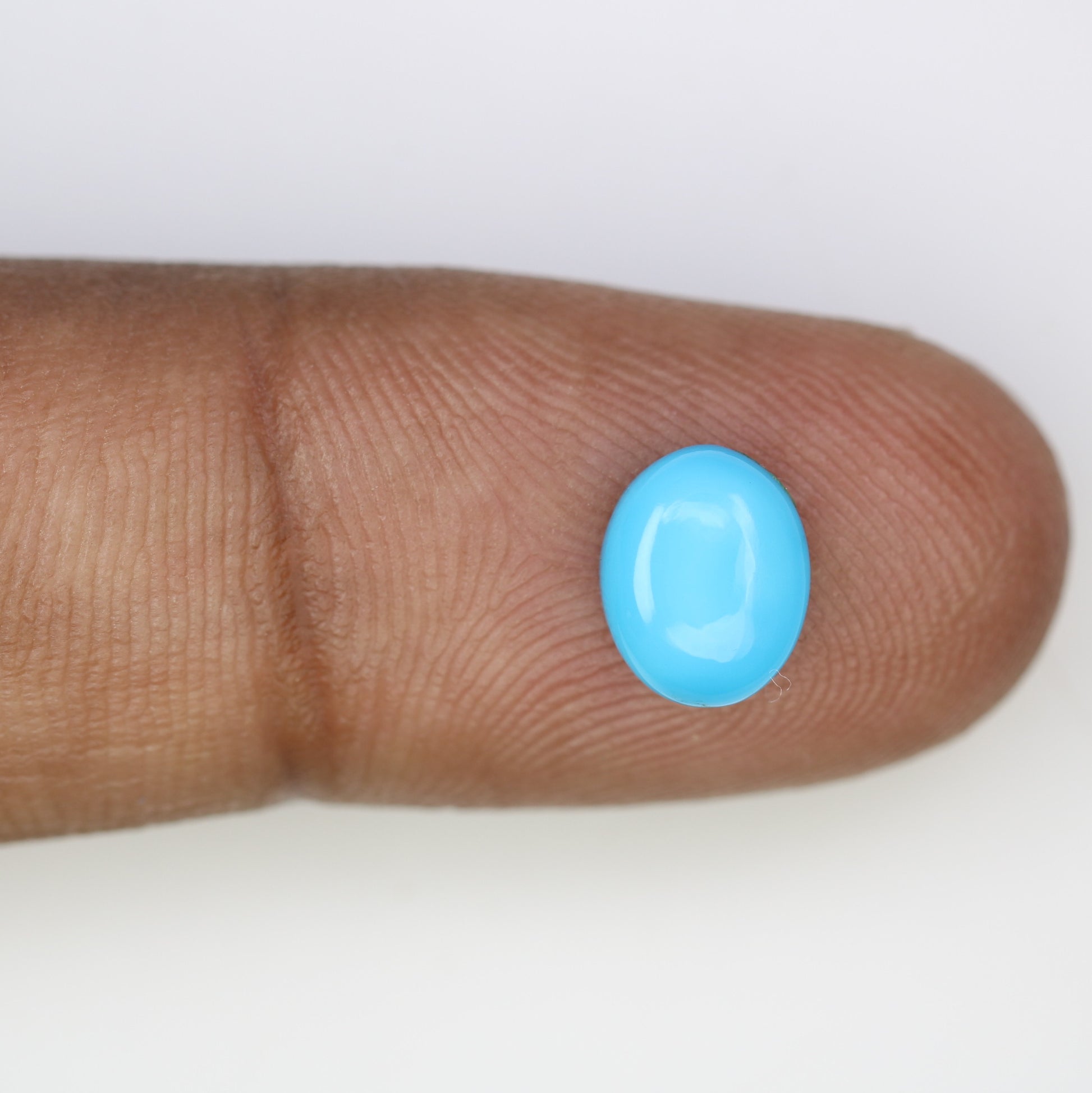 1.71 CT Natural Blue Oval Cut Turquoise Gemstone For Jewellry - JayKrishna Diamond