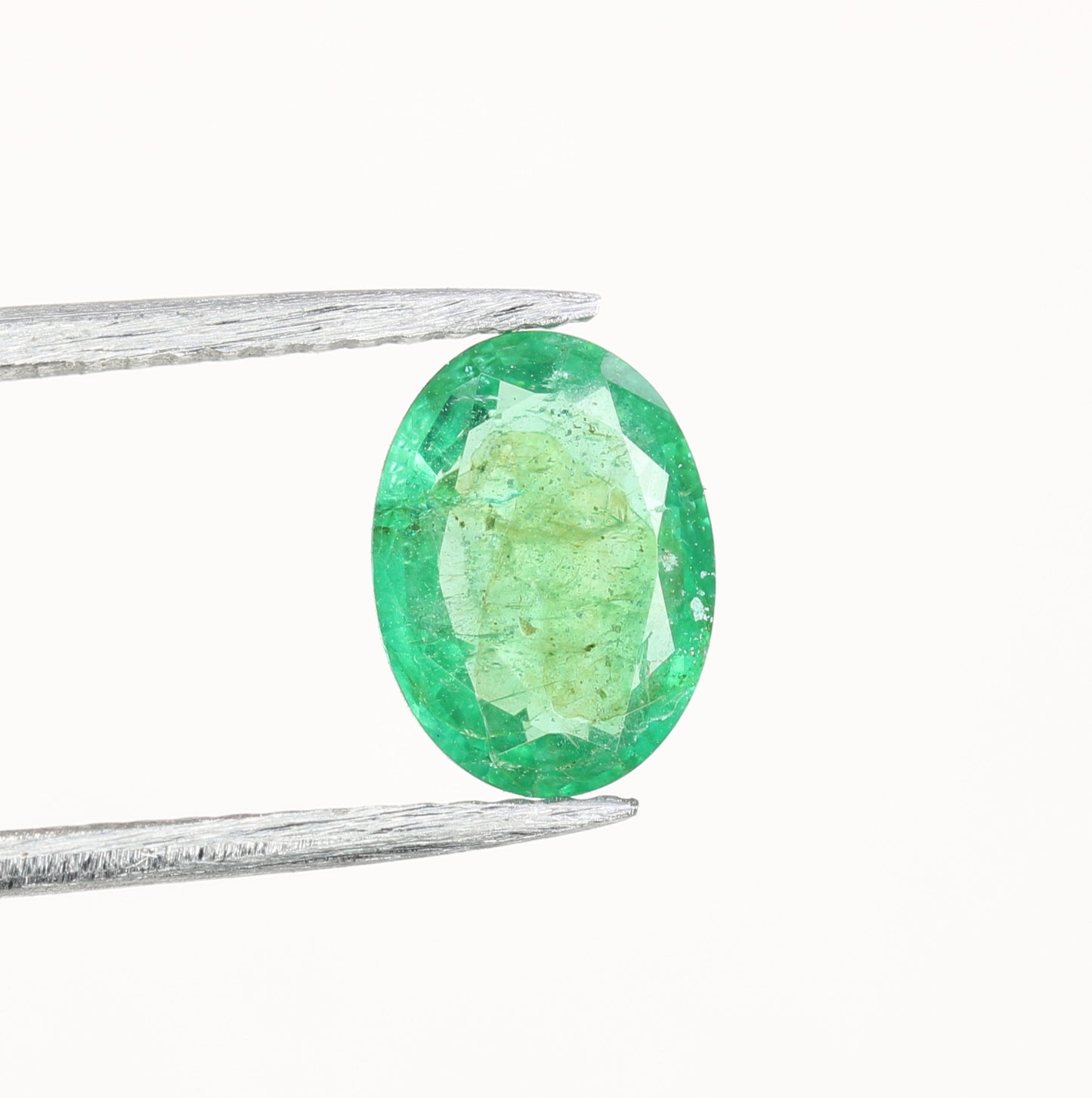 0.91 CT 8.15 CT Natural Green Emerald Oval Shape Fancy Gemstone For Statement Jewelry - JayKrishna Diamond