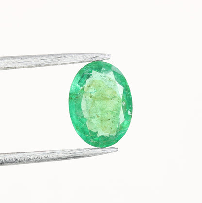 0.91 CT 8.15 CT Natural Green Emerald Oval Shape Fancy Gemstone For Statement Jewelry - JayKrishna Diamond