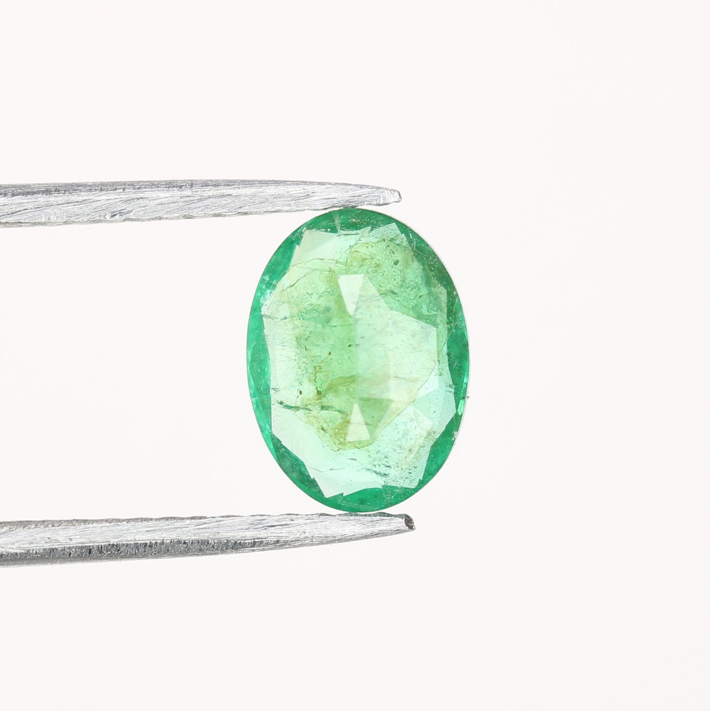 0.91 CT 8.15 CT Natural Green Emerald Oval Shape Fancy Gemstone For Statement Jewelry - JayKrishna Diamond