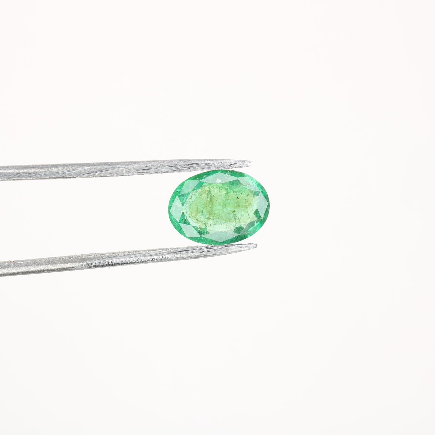 0.91 CT 8.15 CT Natural Green Emerald Oval Shape Fancy Gemstone For Statement Jewelry - JayKrishna Diamond