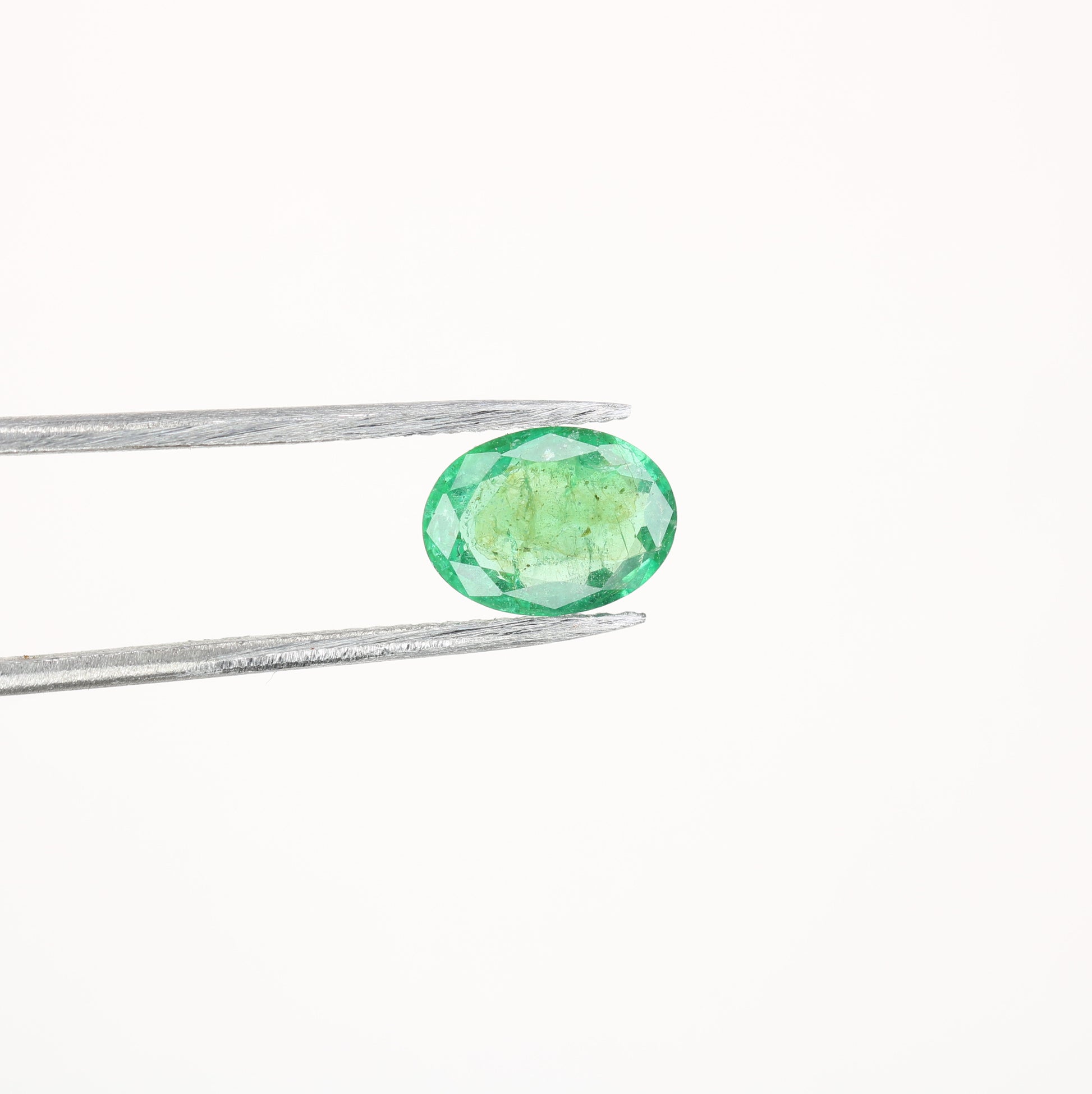 0.91 CT 8.15 CT Natural Green Emerald Oval Shape Fancy Gemstone For Statement Jewelry - JayKrishna Diamond