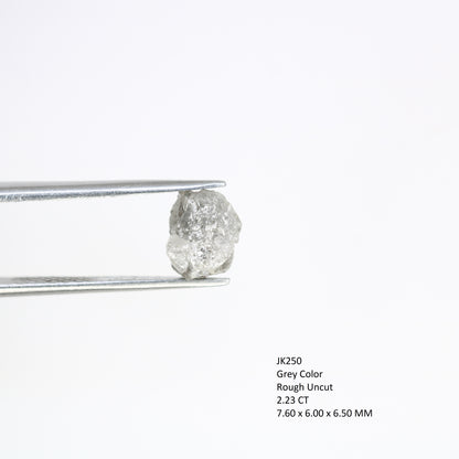 2.23 Carat Natural Loose Antique Grey Color Raw Rough Diamond For Wedding Ring - JayKrishna Diamond