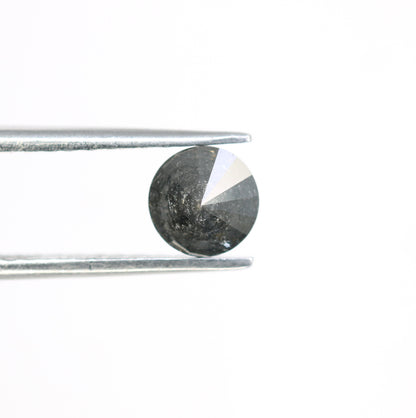 0.94 Carat Salt And Pepper Loose Round Brilliant Shape Diamond For Wedding Ring - JayKrishna Diamond