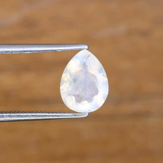 1.12 CT MoonStone Pear Shape White Gemstone For Engagement Ring - JayKrishna Diamond