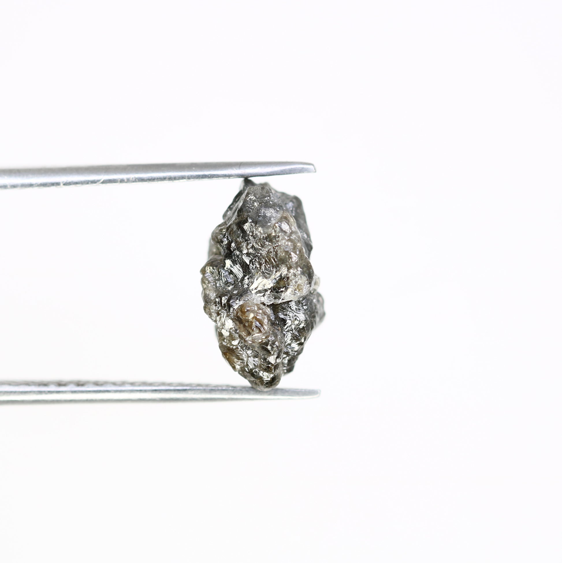 4.75 Carat 12.10 MM Grey Color Natural Loose Raw Rough Diamond For Wedding Ring - JayKrishna Diamond