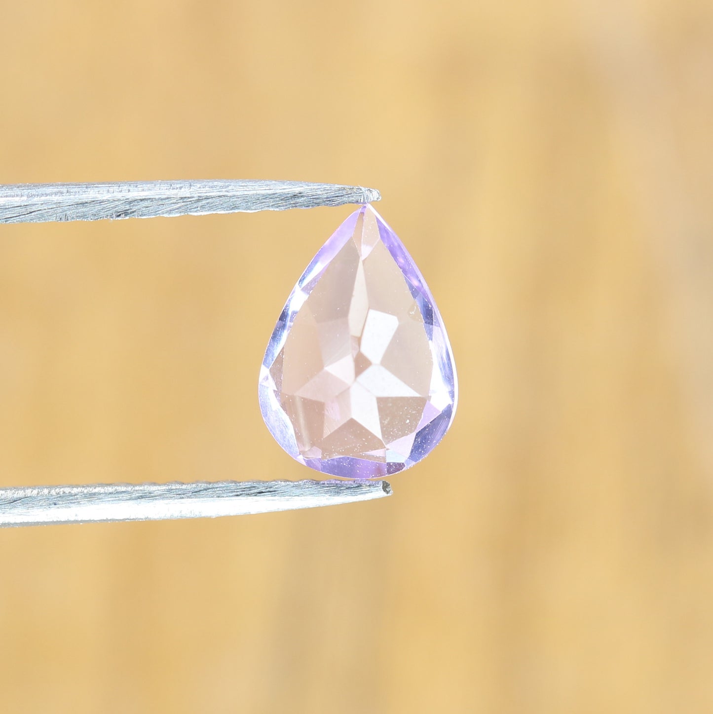 0.90 CT Beautiful Purple Amethyst Fancy Pear Shape Loose Gemstone For Promise Ring - JayKrishna Diamond