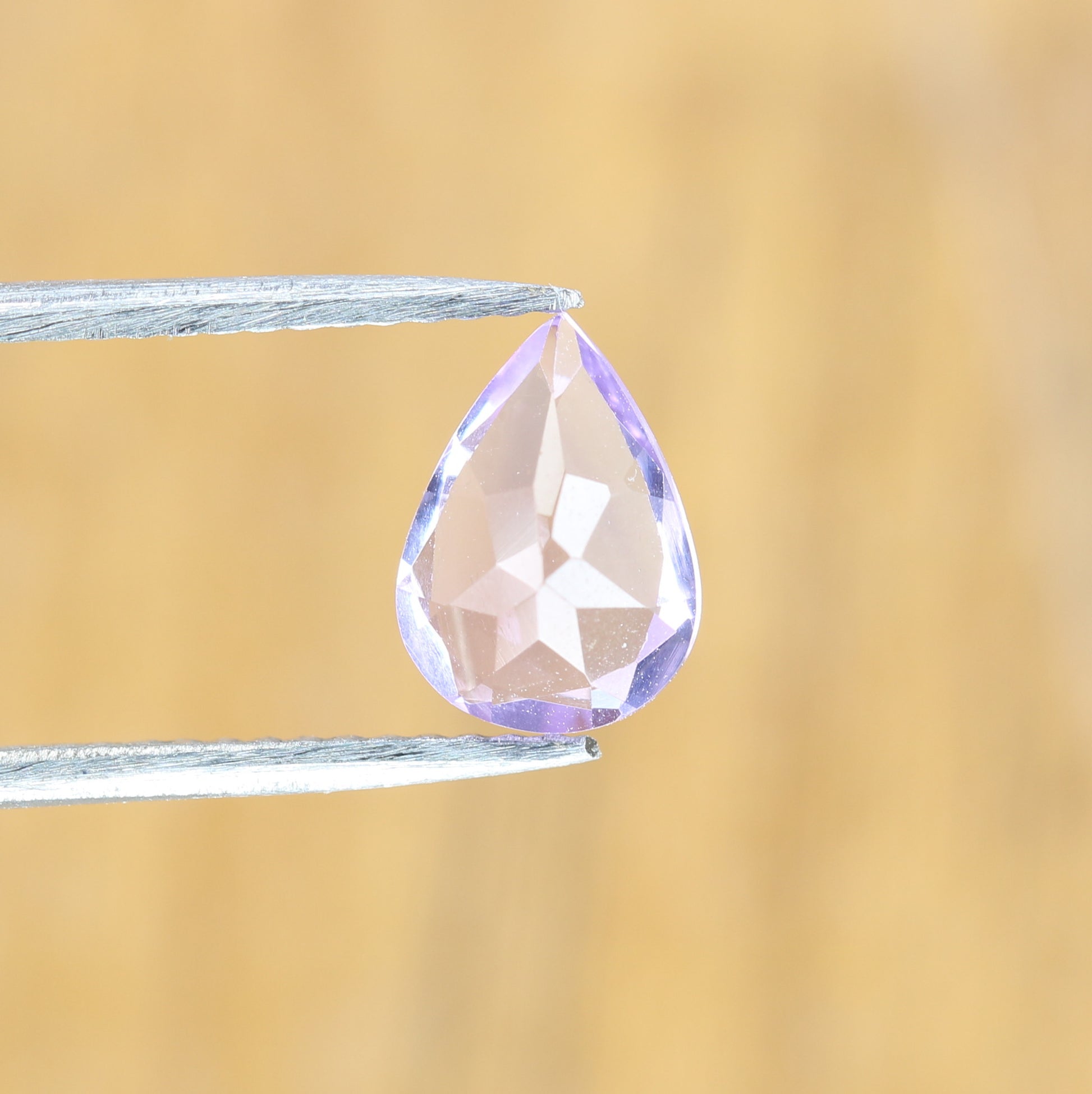 0.90 CT Beautiful Purple Amethyst Fancy Pear Shape Loose Gemstone For Promise Ring - JayKrishna Diamond