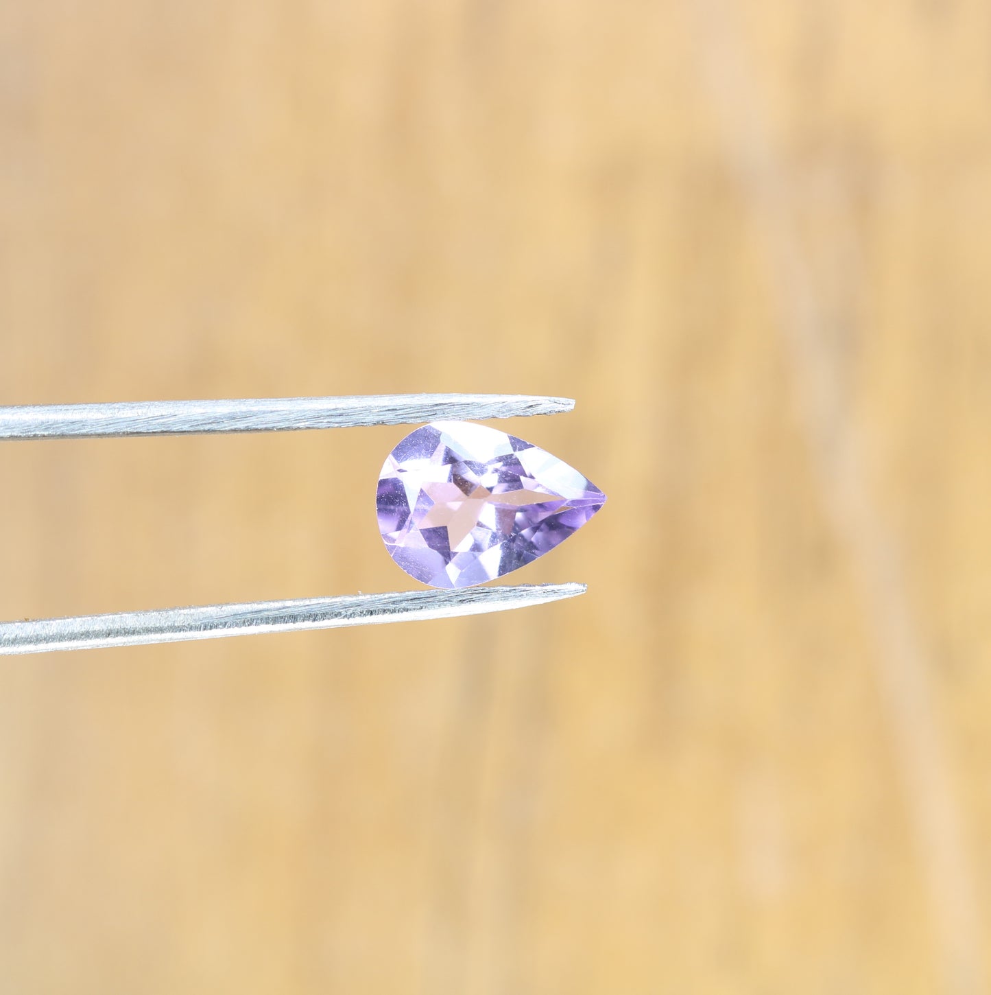 0.90 CT Beautiful Purple Amethyst Fancy Pear Shape Loose Gemstone For Promise Ring - JayKrishna Diamond