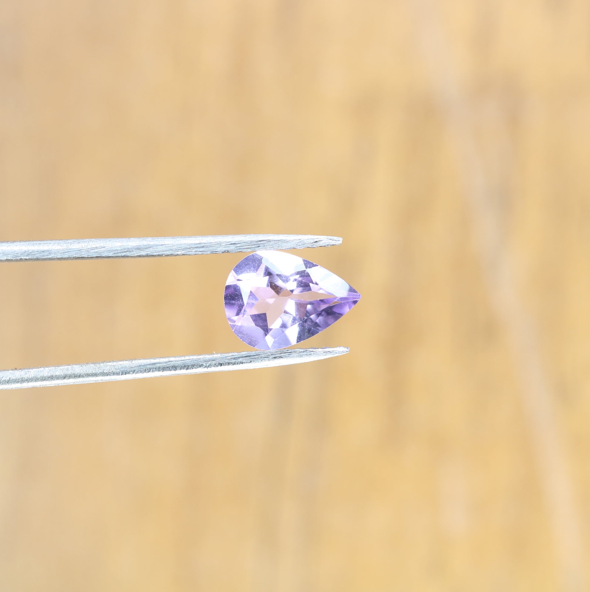 0.90 CT Beautiful Purple Amethyst Fancy Pear Shape Loose Gemstone For Promise Ring - JayKrishna Diamond