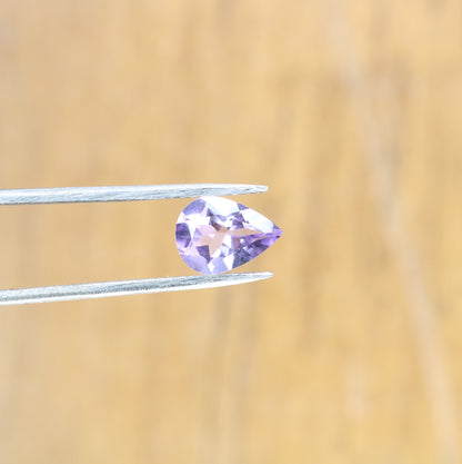 0.90 CT Beautiful Purple Amethyst Fancy Pear Shape Loose Gemstone For Promise Ring - JayKrishna Diamond