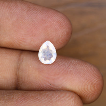 1.12 CT MoonStone Pear Shape White Gemstone For Engagement Ring - JayKrishna Diamond
