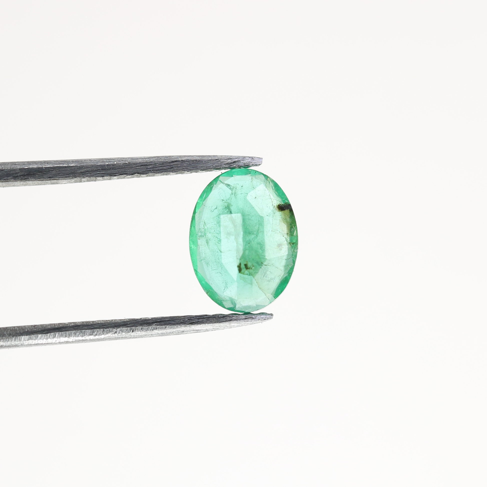 0.99 CT Natural Green Emerald Oval Shape Fancy Gemstone For Designer Jewelry - JayKrishna Diamond