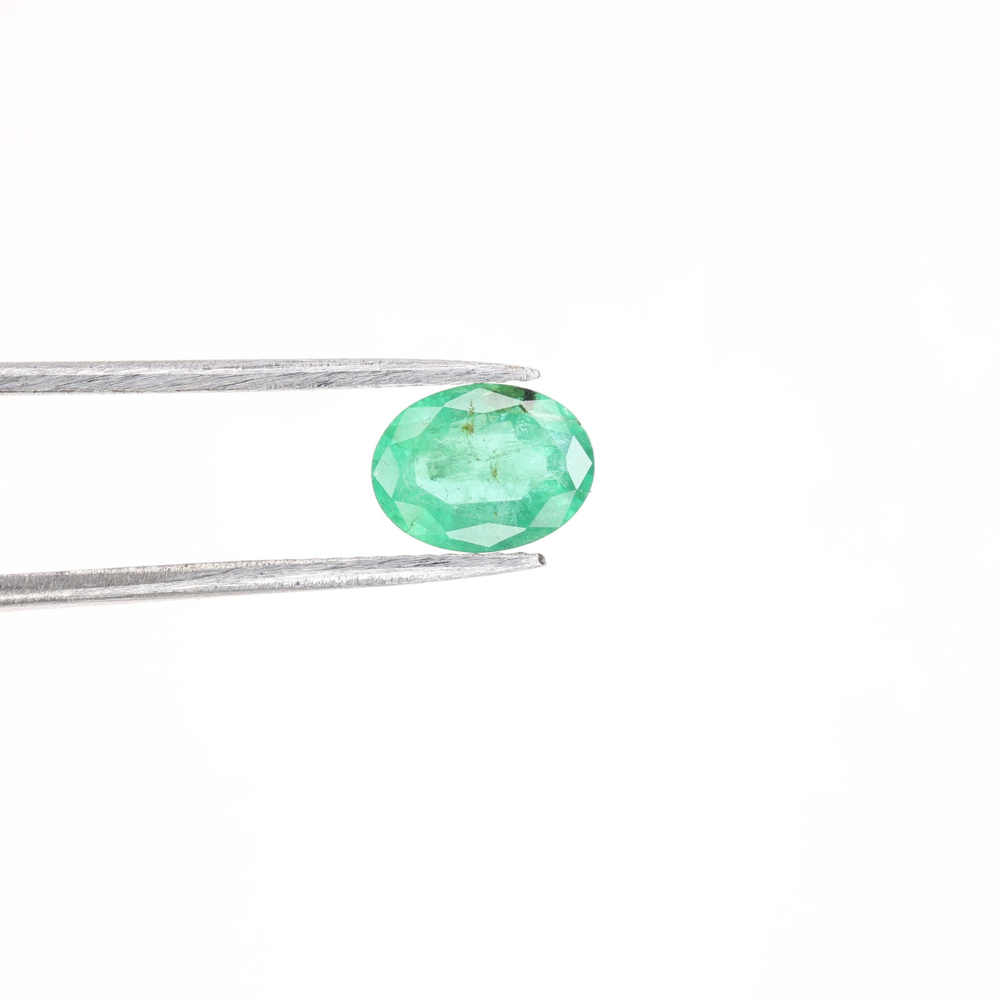 0.99 CT Natural Green Emerald Oval Shape Fancy Gemstone For Designer Jewelry - JayKrishna Diamond
