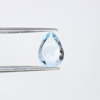 1.15 CT 8.30 x 6.00 MM Aquamarine Pear Cut Blue Gemstone For Engagement Ring - JayKrishna Diamond