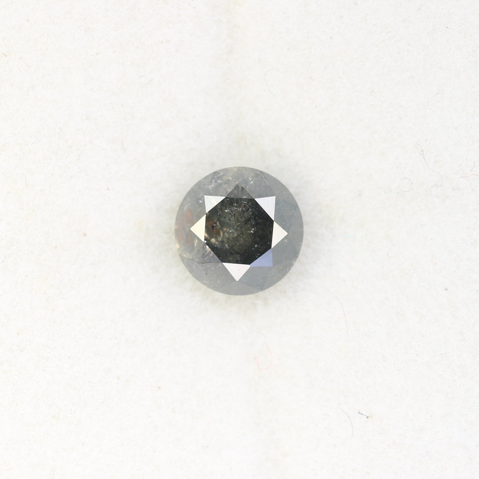 1.00 Carat Loose Salt And Pepper Diamond Ring Round Brilliant Cut Diamond For Galaxy Ring - JayKrishna Diamond