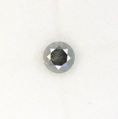 1.00 Carat Loose Salt And Pepper Diamond Ring Round Brilliant Cut Diamond For Galaxy Ring - JayKrishna Diamond