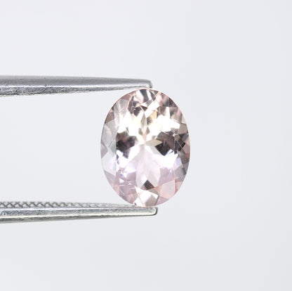 1.18 CT 8.10 x 6.20 MM Morganite Oval Stone For Engagement Ring - JayKrishna Diamond